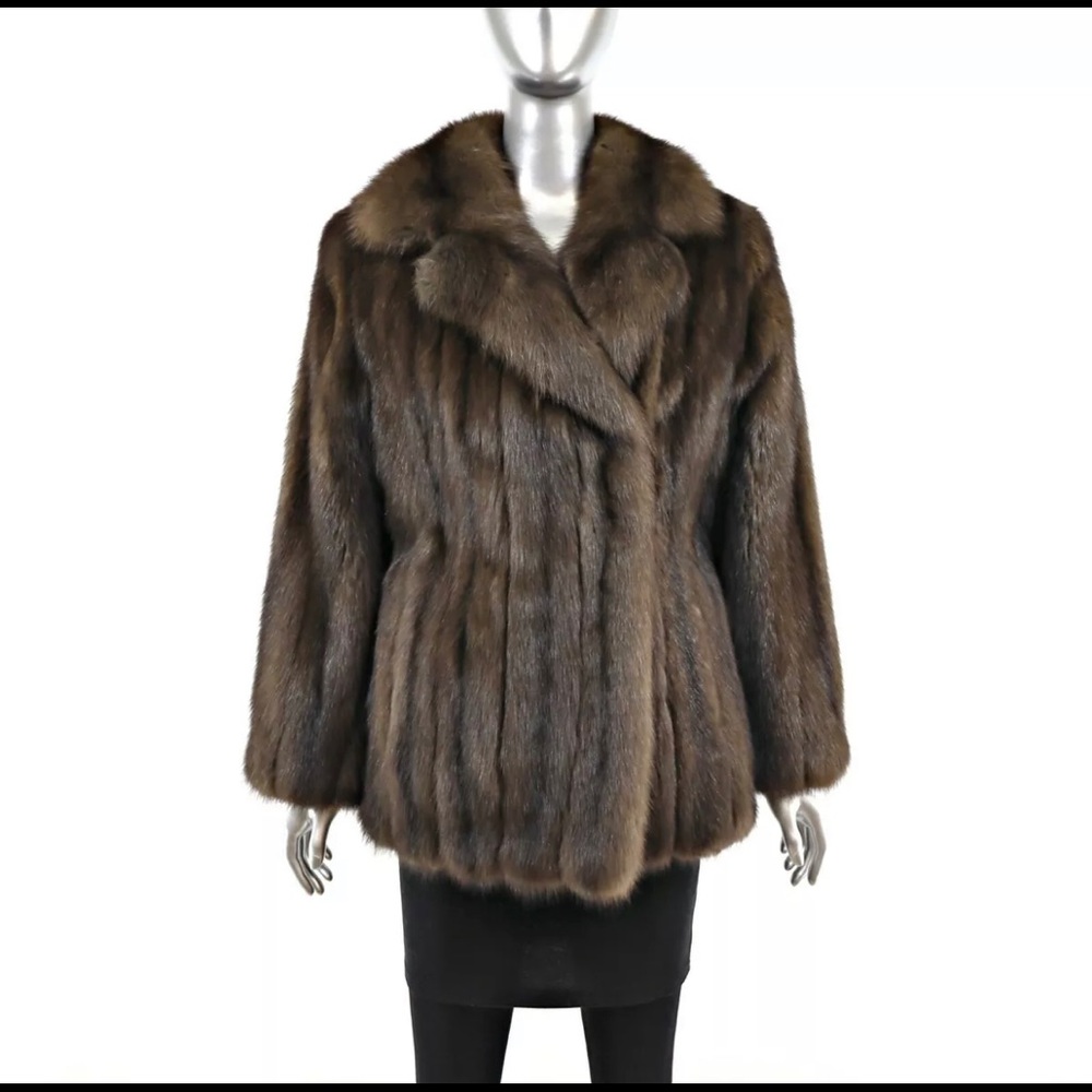 Russian Sable Irving Goldstein of Hollywood Fur Coat Jacket